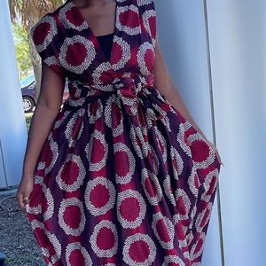 African clothing for women Ankara infinity long dress